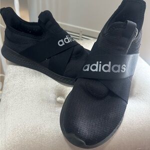 Adidas Black Slip-On Cloudfoam